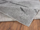 Abani Boston Collection BOS110A Soft Gray Shag Geometric Area Rug