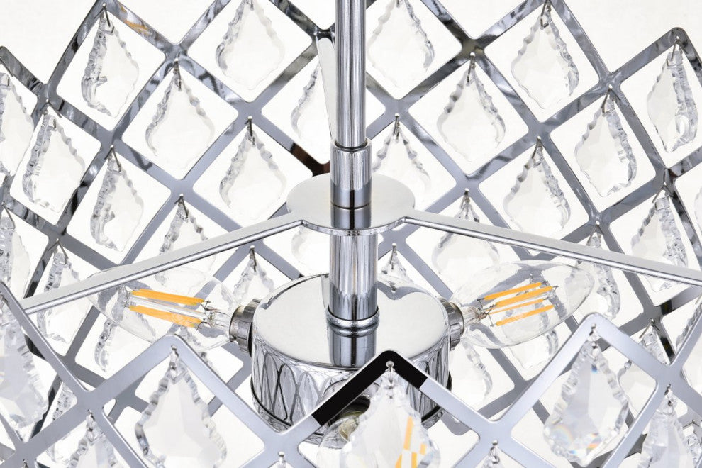 Lyla 13" Pendant, Chrome