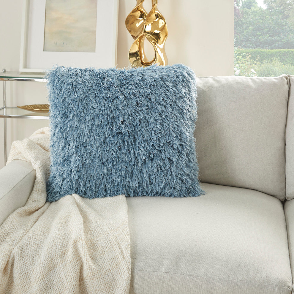Mina Victory TL048 Throw Pillow, Ocean, 20" x 20"