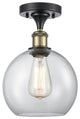 Innovations Lighting 516-1C-BAB-G122-8 Athens 1 Light 8" Semi-Flush Mount