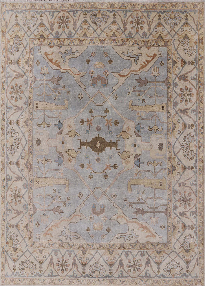 Ahgly Company Indoor Rectangle Mid-Century Modern Area Rugs, 7' x 10'