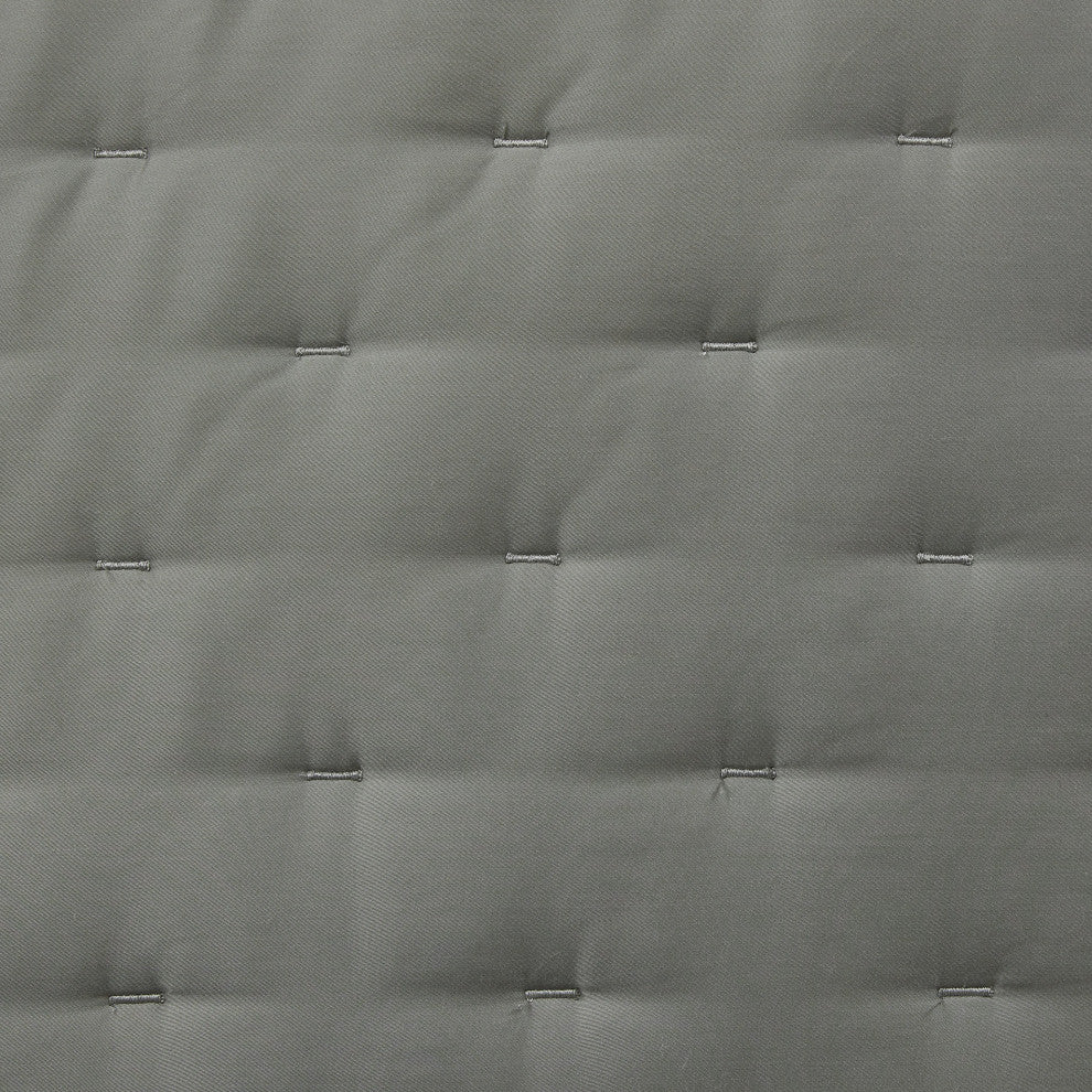 Lyocell Quilt Pillow Sham Set, 2 Piece, Sage, King