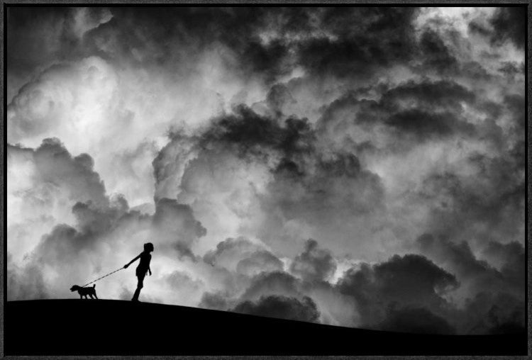 "Prelude To The Dream" Framed Canvas Giclee by Hengki Lee, 31x21"