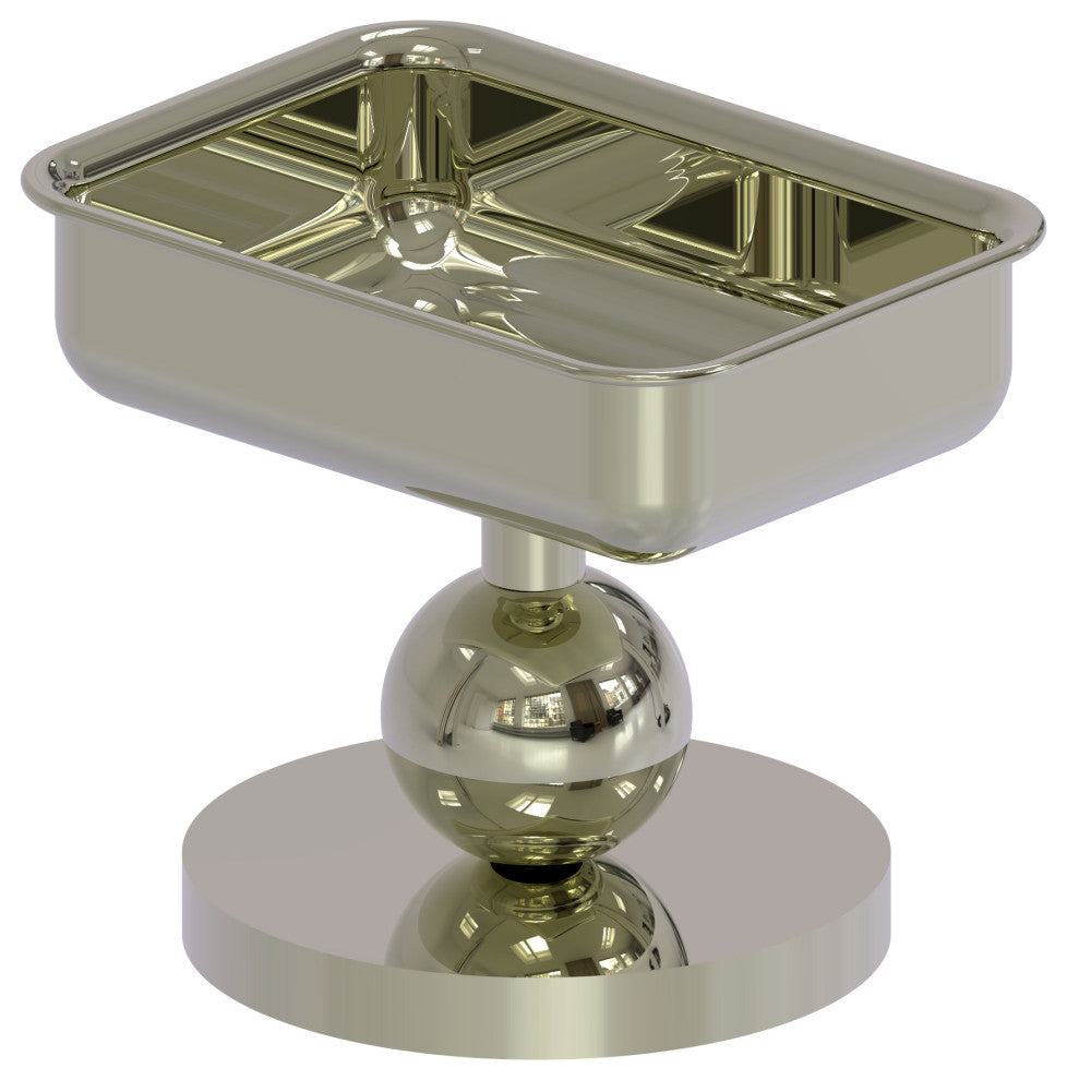 Vanity Top Soap Dish, Polished Nickel