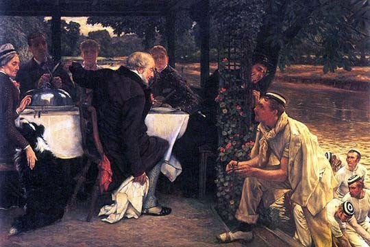 The Prodigal Son in Modern Life- the Fattened Calf - Canvas Poster 20" x 30"
