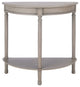 Safavieh Tinsley Half Round Console Table, Greige