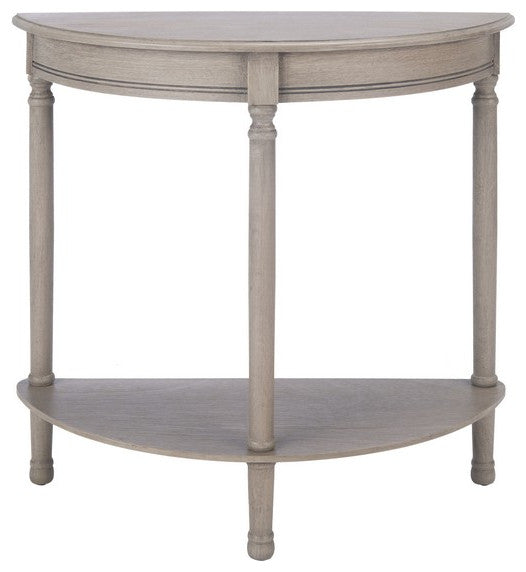 Safavieh Tinsley Half Round Console Table, Greige