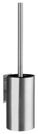 Self Adhesive Toilet Brush and Holder Brushed Stainless Steel