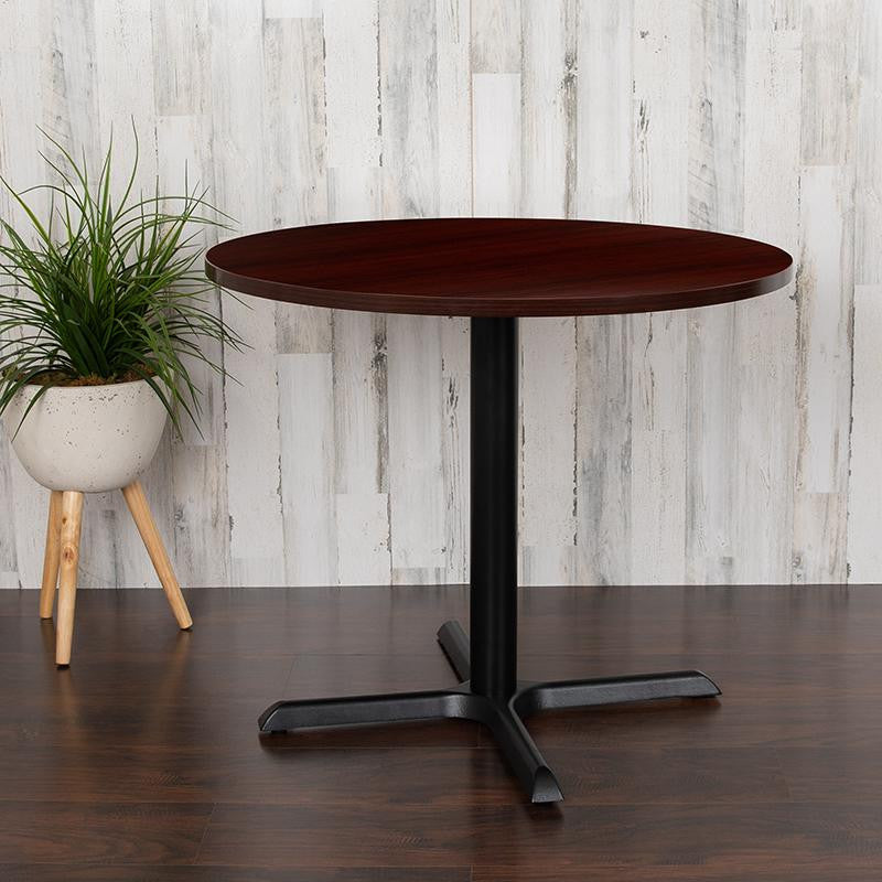 36" Round Multi-Purpose Conference Table, Mahogany