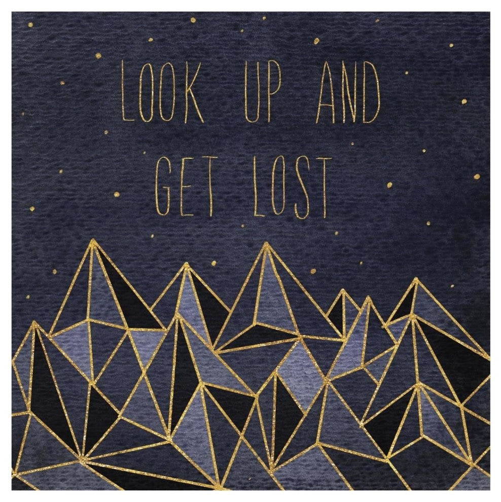 "Written in the Stars II" Digital Paper Print by Laura Marshall, 42"x42"