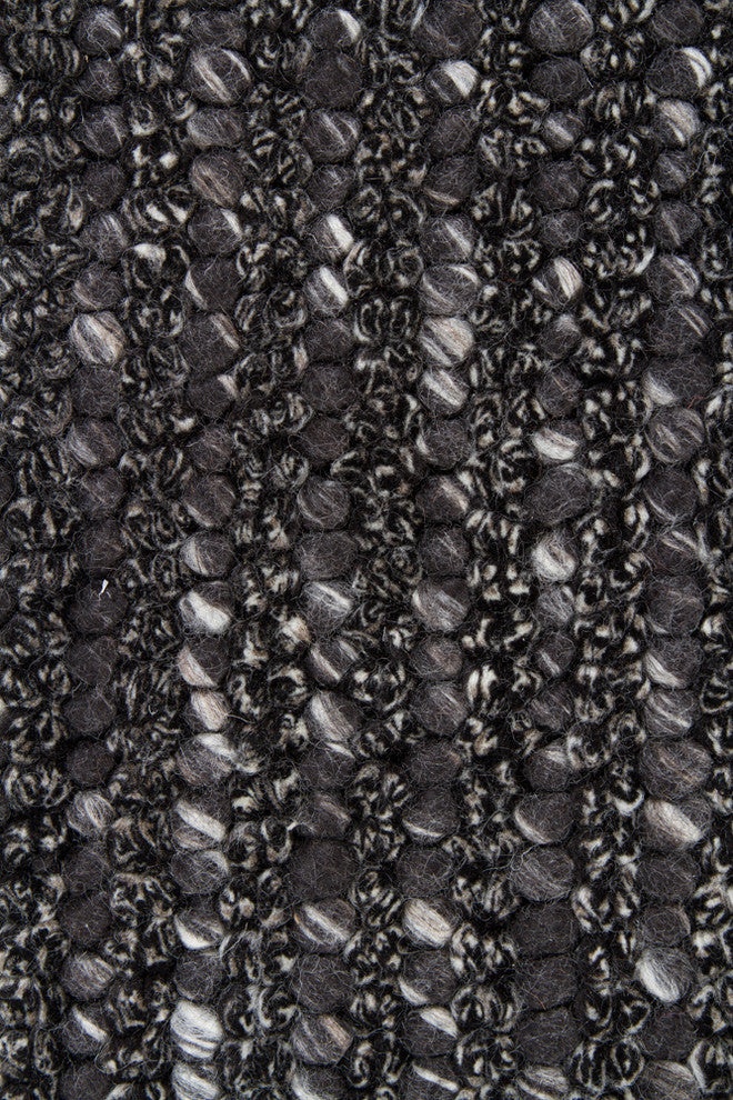 Anni Contemporary Area Rug, Charcoal, 9'x13' Rectangle