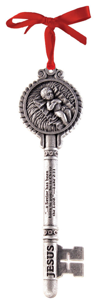 Ornament Key To Christmas Ribbon Hang