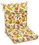 20"x42" Spun Polyester Squared Seat/Back Chair Cushion, Skyworks Multi