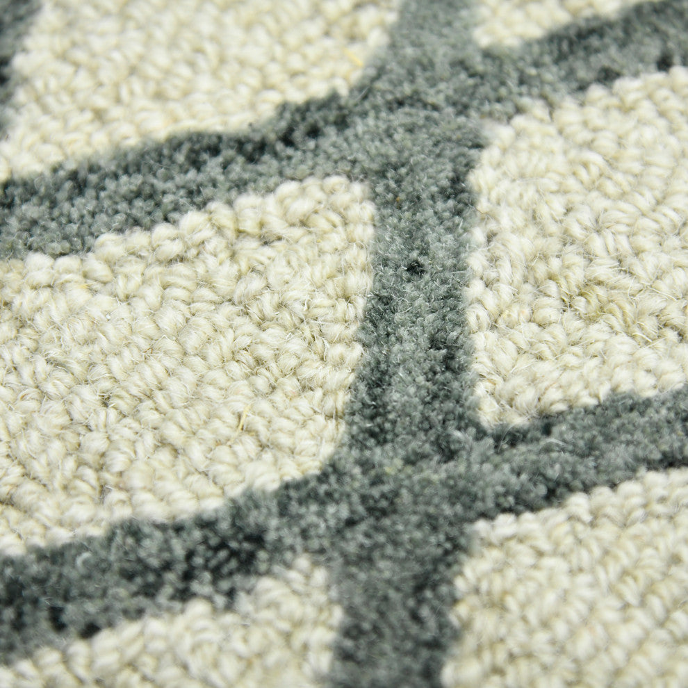 Vista Duncan Area Rug, Ivory, 8' x 10', Geometric