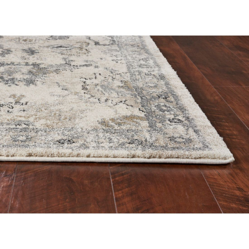 KAS Hue 4707 Ivory Farrah Area Rug, 5'3"x7'7"