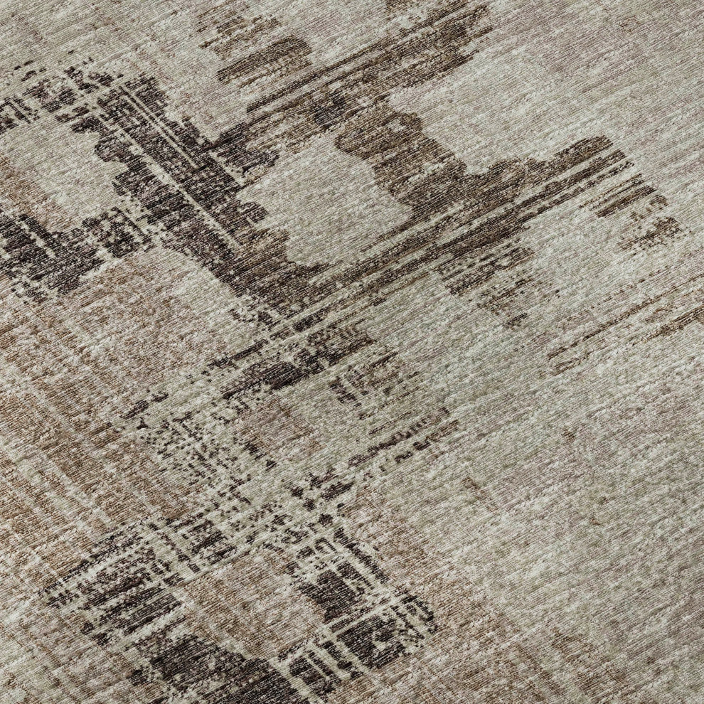 Addison Premium Washable Mayfield AMF121 Brown 9' x 12' Rug