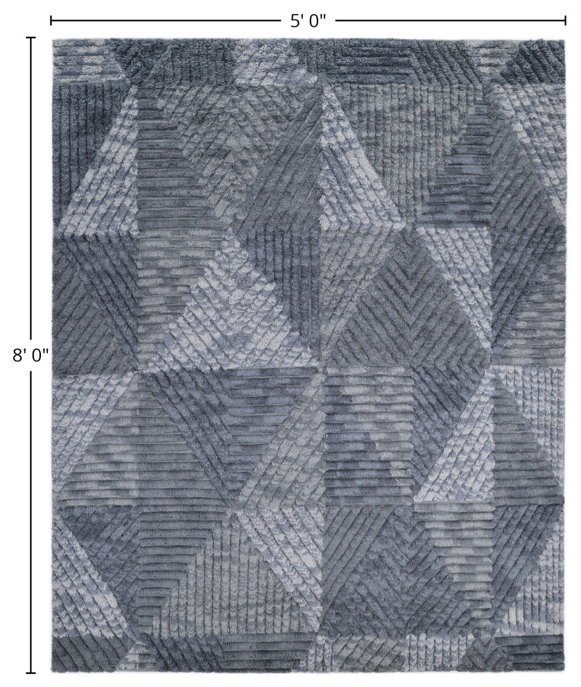 Erie, Handmade Area Rug - 3'0"x5'0", 5 X 8
