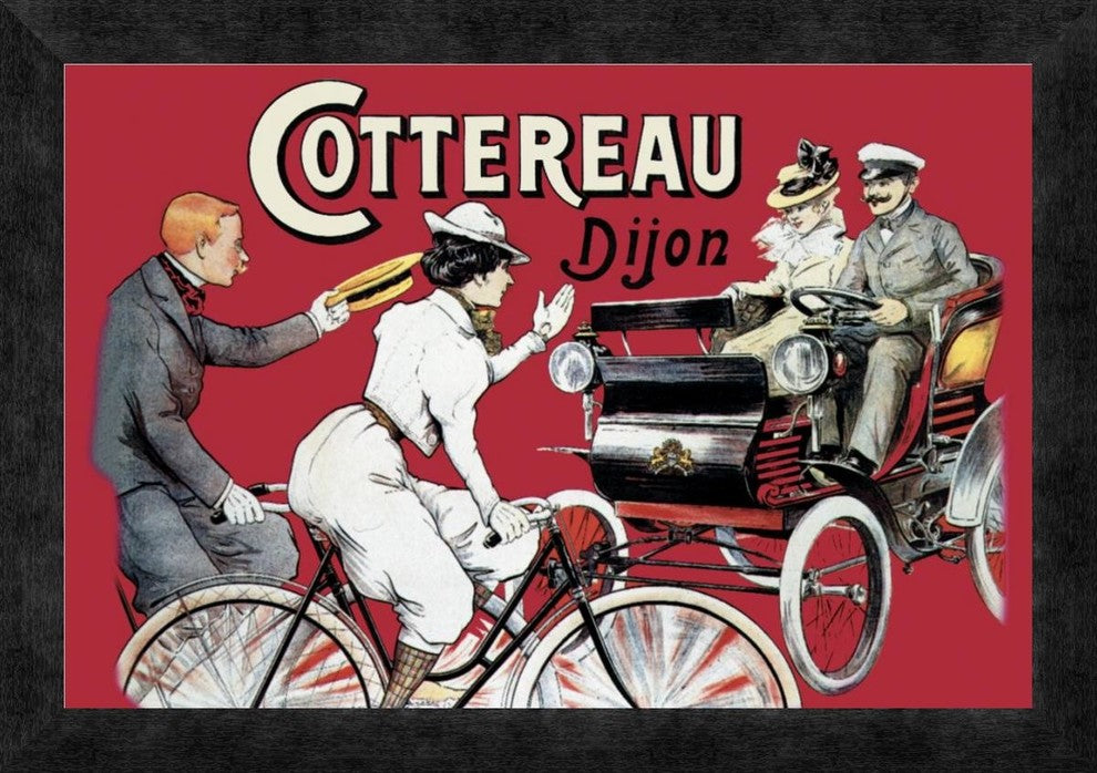 "Cottereau Dijon" Framed Canvas Giclee, 20"x14"