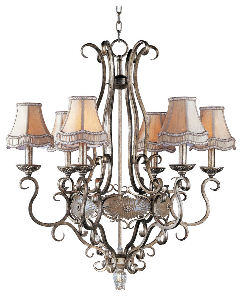 Maxim 21285 Dart 3 Light 23"W Pillar Candle Style Chandelier - Black