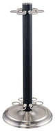 Z-Lite Players Cue Stand, Matte Black/Brushed Nickel, CSMB-BN