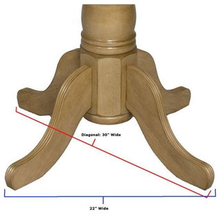 3-Piece 36" Round Pub Table Set With Fancy Slat Stools, Counter Height Dining