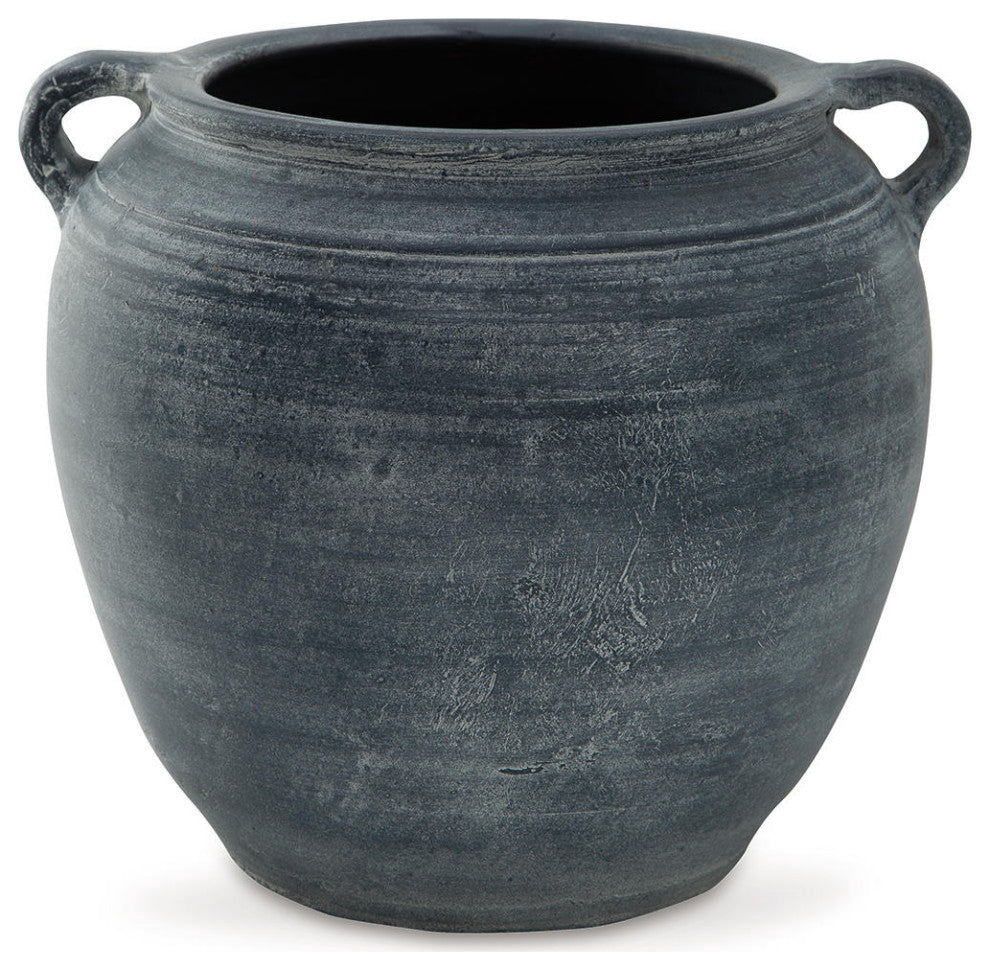 Meadie Distressed Blue Vase
