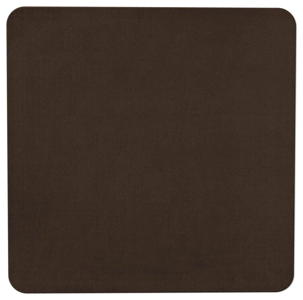 Skid-Resistant Area Rug Chocolate Brown, 4'x6'