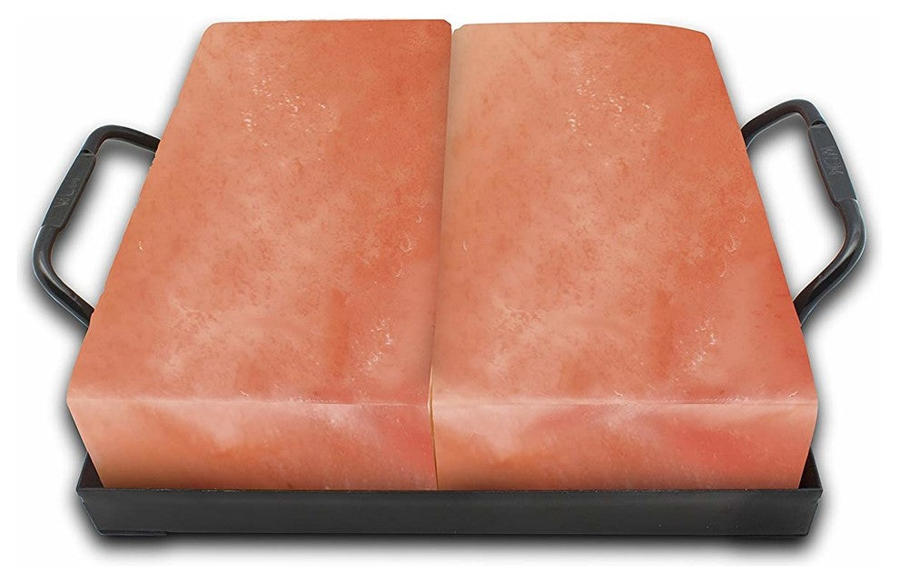 WBM Himalayan Chef Natural Rock Salt Cooking Plate Set With Tray