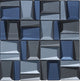 11.82"x11.82" Facets Beveled Glass Mosaic, Set of 4, Clarity