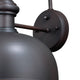 Franklin 13" Outdoor Wall Light Oil Burnished Bronze and Light Gold