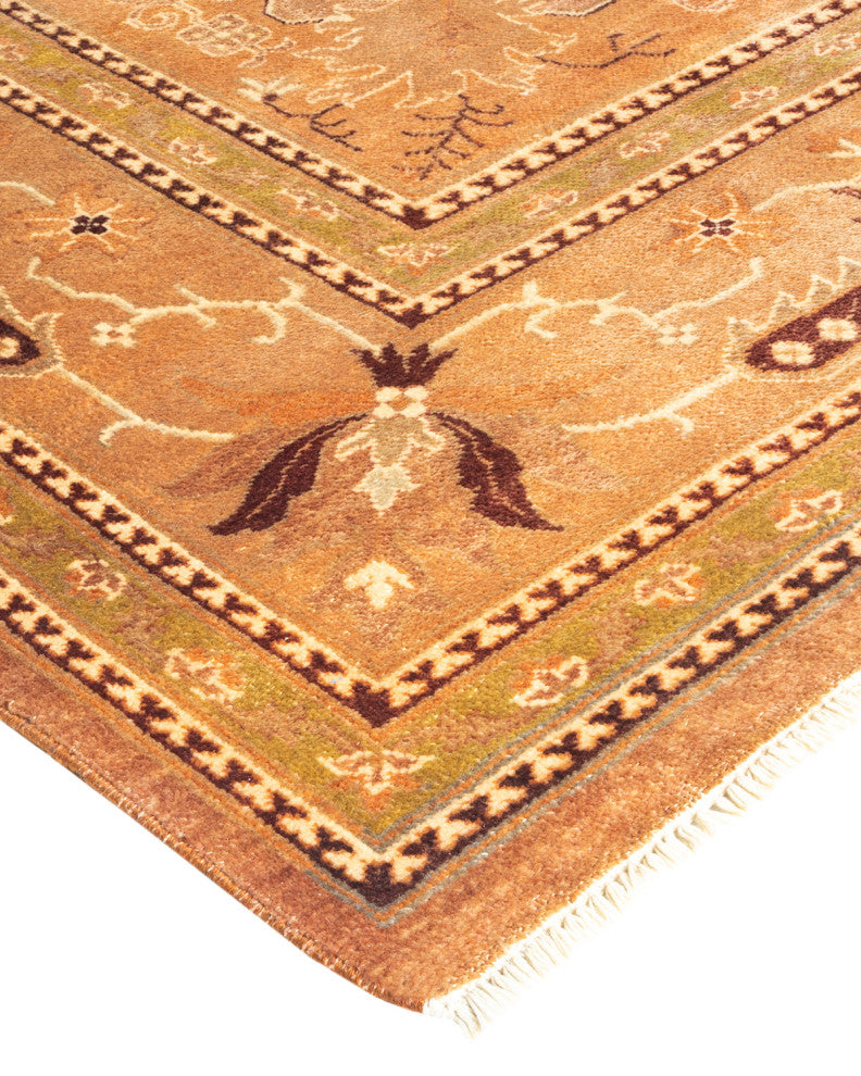 Laukkai One-of-a-Kind Hand-Knotted Area Rug Yellow, 8'2"x10'4"