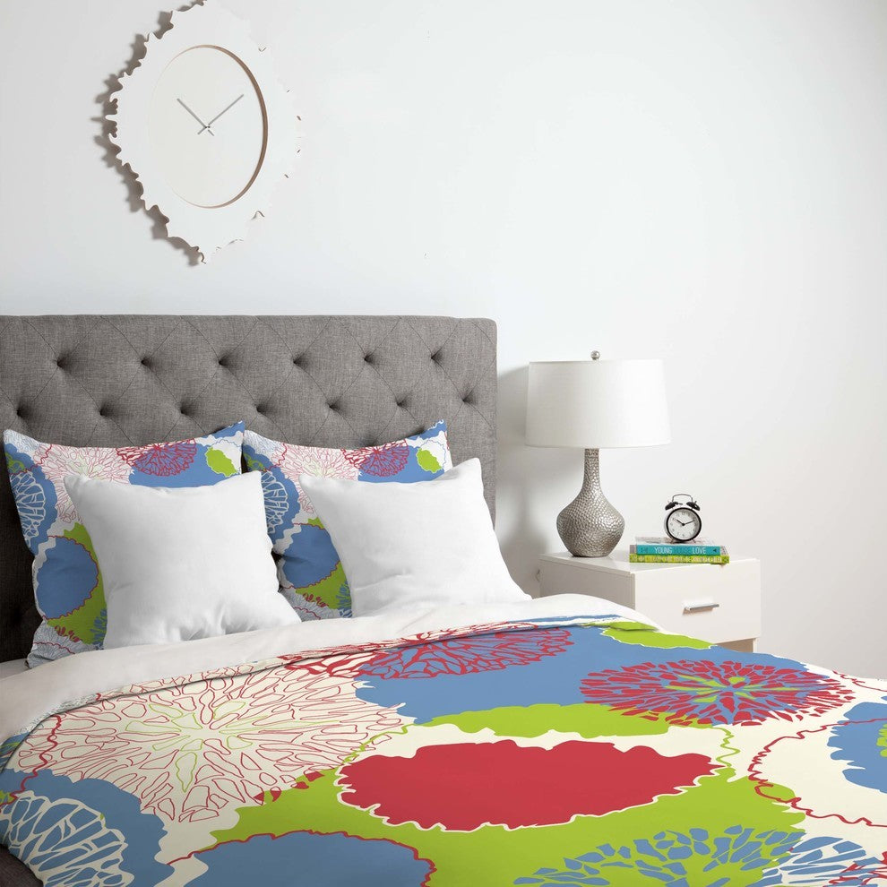 Deny Designs Karen Harris Brandywine Fall Primrose Incarnation Duvet Cover - Lig