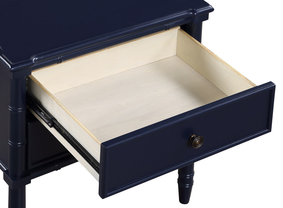 Ellison 2-Drawer Nightstand, Midnight Blue