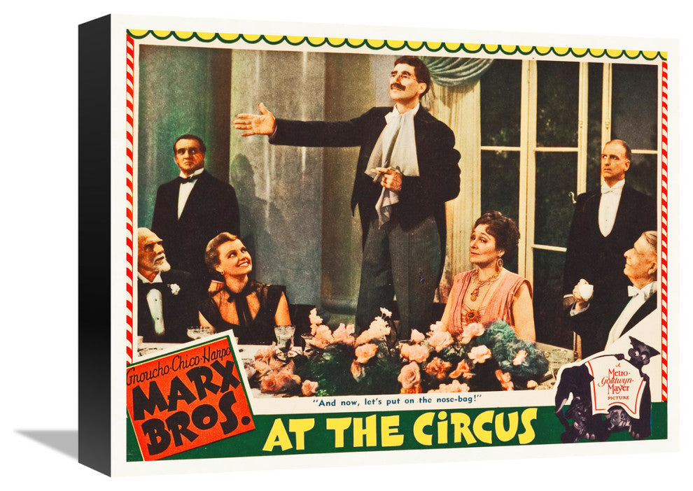 "Marx Brothers - At the Circus 08" Canvas Giclee, 16"x12"