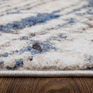 Odera R39MM Modern/Bohemian & Eclectic/Casual Rug, Ivory/Rust, 2'x3'