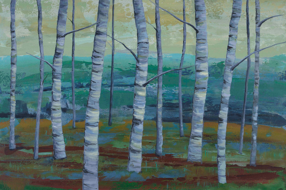 "Twilight Grove II" Painting Print on Canvas by Julie Joy