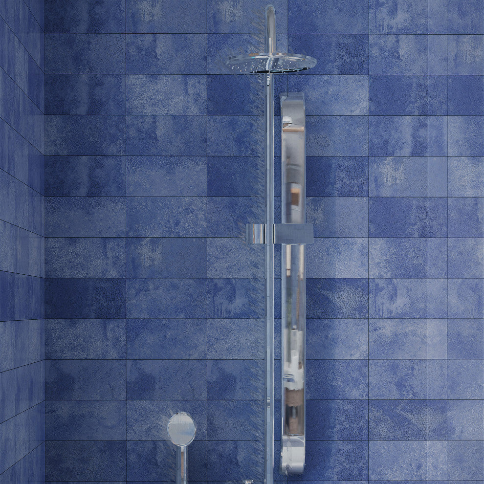 Myst Blue Lava Ceramic Wall Tile