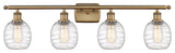 Innovations 516-4W-BB-G1013 4-Light Bath Vanity Light, Brushed Brass