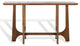 Safavieh Couture Sasha Wood Console Table, Medium Oak