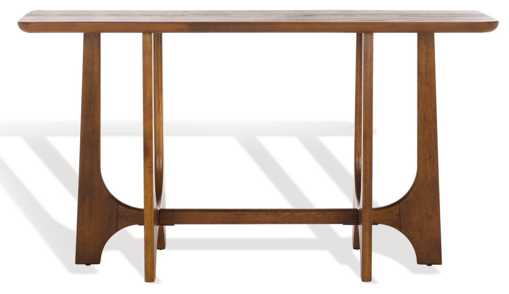 Safavieh Couture Sasha Wood Console Table, Medium Oak