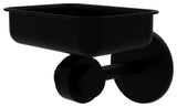 Satellite Orbit Two Wall Mount Soap Dish, Matte Black
