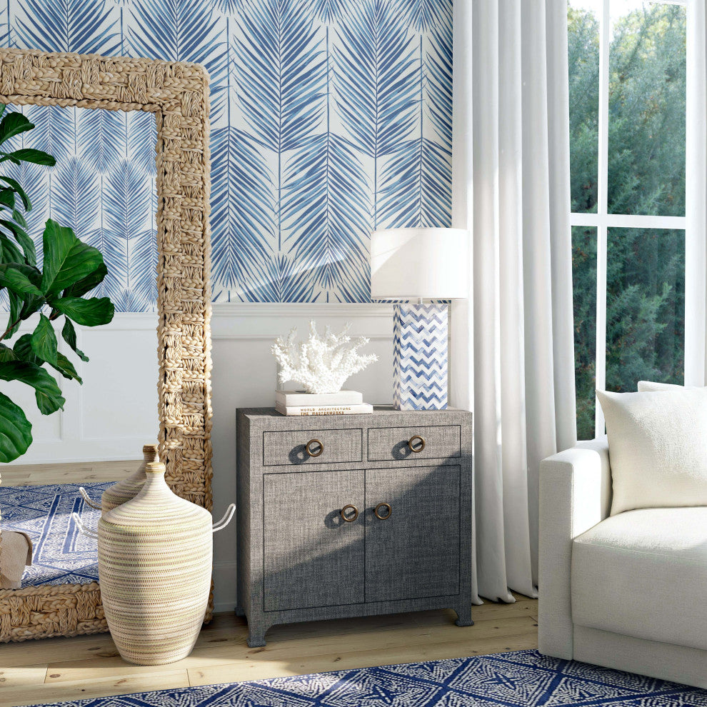 Lifestyle image showing cabinet in room setting.