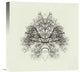 "Rorschach Test" Stretched Canvas Giclee by Nadav Jonas, 16"x16"
