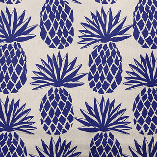20" x 20" Pineapple Stripes Decorative Throw Pillow, Indigo Blue