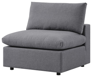 Modular Lounge Sectional Deep Sofa Set, Sunbrella, Gray, Modern, Outdoor