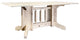 Homestead Collection Double Pedestal Dining Table, Clear Lacquer Finish