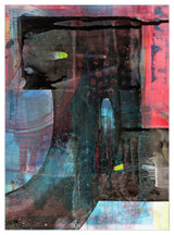Switching Directions Abstract Art Area Rug, 7.5'x10.3'