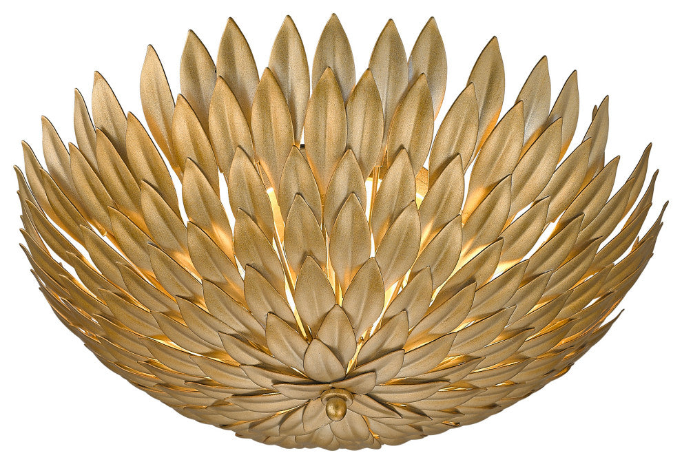 Gold Leaf Flushmount