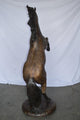 Beautiful stallion horse bronze statue -  Size: 47"L x 28"W x 74"H.