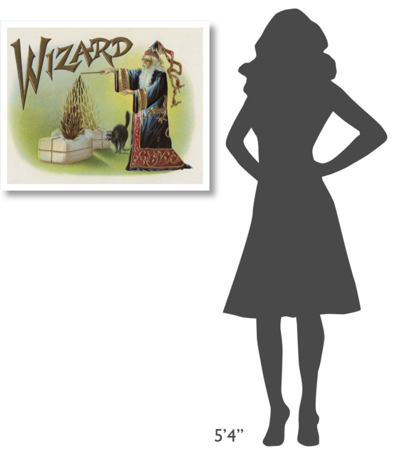 "Wizard" Digital Paper Print by Halloween, 32"x26"